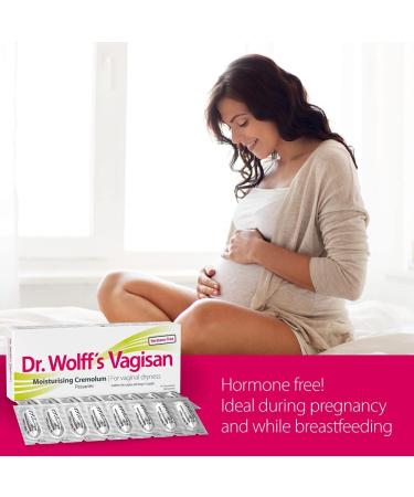 Vagisan Moistcream Cremolum 1X16 Pcs - Hormone-Free Pessaries for Vaginal Dryness - Buy Online on GoSupps.com