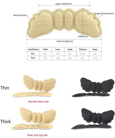 CAREOR Heel Pads for Loose Shoes & High Heels - 2 Pairs of Thin Shoe Pads | Comfort & Fit Solutions - Buy Online on GoSupps.com