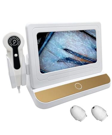 10 Inch Skin Diagnosis Hair Analyzer Skin Hair Follicle Detector 10 Million Pixels LCD Screen Digital Skin Detector Used for Home Beauty Salon Hair Care Center