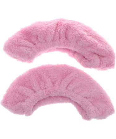 LIOOBO Ice Skates Blade Protectors - 2 Pairs Terry Cloth Blade Socks in Pink | Durable Protection Accessories for Ice Skating - Buy Online on GoSupps.com