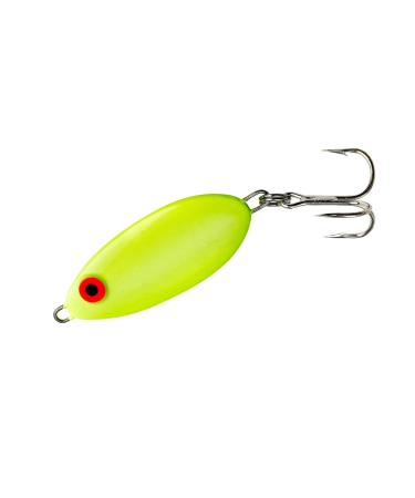 Bomber Lures Slab Spoon Spinner Bait Fishing Lure 7/8-Ounce Flourescent Yellow