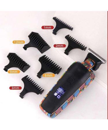 Pro Hair Clipper Multifunction Men's Professional Electric Actuator Printed Graffiti Shaving Face USB Charging Trimmer - Buy Online on GoSupps.com
