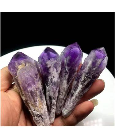 3pcs Natural Rough raw Gemstone Purple Amethyst Cluster Minerals for Teaching Crafts HOMEZHOU - Buy Online on GoSupps.com