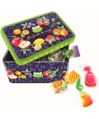  ANTICO CAFFE' NOVECENTO Barnier | Mixed Fruit Candy | Canned Fruit Filled Candy | Stuffed Mixed Fruit Candy Container | Fruit Candy - 100 Gr - Buy Online on GoSupps.com