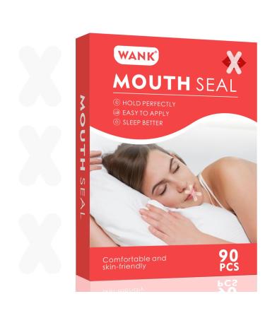 WANK Mouth Seal Mouth Tape for Better Nose Breathing Snoring Reduction Tape Better Sleeping Habit Mouth Seal for Women and Men (90 pcs) X-1