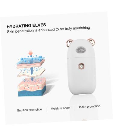 MUSISALY 1pc Beauty Humidifier Facial Mister Electric Aroma Portable Handheld Humidifier Abs White - Buy Online on GoSupps.com