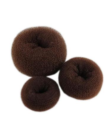 Demarkt Brown Knot Ring Hair Donut Pillow - 3 Piece Hair Bun Maker for Effortless Updos - Buy Online on GoSupps.com