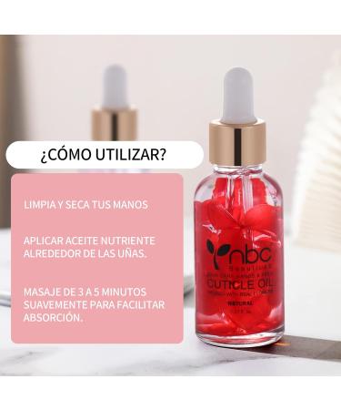 Lot de 2 huiles pour cuticules 30 ml parfum rose et fraise avec fleurs huile de croissance des ongles avec vitamine E huile de jojoba paquete de 60 ml (Lot de 1) - Buy Online on GoSupps.com