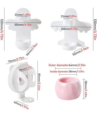 Premium Onghahyis Electric Toothbrush Holder - Wall Mounted Traceless Design Elastic Drying Stand - Bath Accessories (Color C) - Buy Online on GoSupps.com