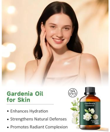 Pure Gardenia & Sandalwood Essential Oil Set Natural Floral Woody Oil Duo for Reed Diffuser Skin Hair Care Perfume Candle Making Evening Relaxation 2 x 3.38 Fl Oz - Buy Online on GoSupps.com