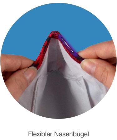 Buy P.A.C. Premium Community Mask - Washable Reusable Oral & Nose Mask with Nose Bracket & Filter Bag - Oeko-Tex 100 Certified for Everyday Use - Buy Online on GoSupps.com