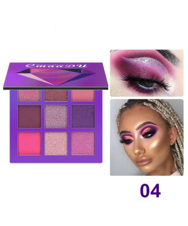 9 Color Pigmented Matte Eye Shadow Palette - Long Lasting Cosmetic Kit for Stunning Eyes | International Shipping Available - Buy Online on GoSupps.com