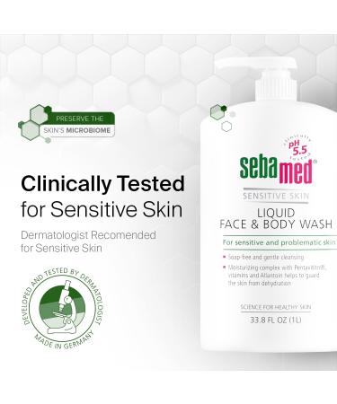 Sebamed Liquid Face & Body Wash 1L - Buy Online on GoSupps.com