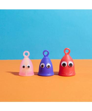 Buy Silicone Menstrual Cup for Women - Reusable Medium Size Extra Firm Peachcup with Loop Handle - Ships Internationally - Buy Online on GoSupps.com