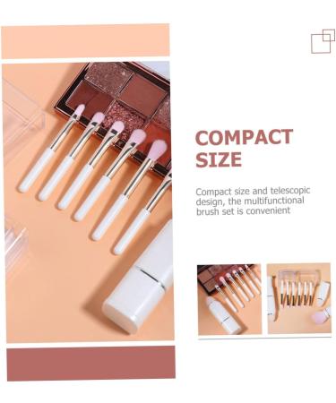 Beavorty 5 Sets Makeup Brush Set Supple Makeup Brush Makeup Tool Beauty Kit Face Sponge Face Makeup Brush Foundation Concealers Make up Brush Artificial Fiber Travel White Mini Eye Shadow - Buy Online on GoSupps.com