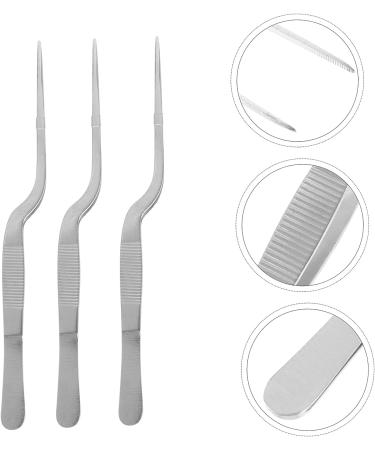 ULTECHNOVO Stainless Steel Tweezers Set - Eyelash Extension & Earwax Removal Kit (3pcs) - Buy Online on GoSupps.com