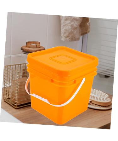 TOKIDNY Sealed Bucket Laundry Organizer White Paint Bucket Refillable Dispenser Water Pails Buckets Plastic As Shown - Buy Online on GoSupps.com