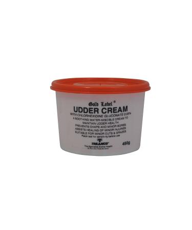 Udder Cream Gold Label Antibacterial Chlorhexidine Prevents Chaps and Sores 2 KG