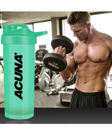 Acuna 700ml Protein Shaker Bottle | BPA-Free Mixer Ball Screw Cap - Perfect for Gym & Protein Powder - Buy Online on GoSupps.com