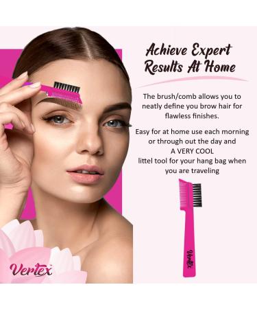 Eyebrow Brush Pencil Comb - Brow Pomade Gel Duo Kit for Shape, Define, and Enhance Eyebrows - Buy Online on GoSupps.com