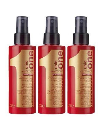 Pack of 3 Revlon Professional Uniq One Hair Treatment, 150ml.
