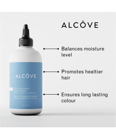 Alcove DAILY CONDITIONER 300ML/10OZ - Hydrating Daily Hair Care for All Hair Types | International Shipping Available - Buy Online on GoSupps.com
