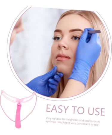 Balacoo 12 Sets Eyebrow Aid Specialty Tools Eye Wear-resistant Eyebrow Stencil Supplies Modify 1 count (Pack of 1) Pinkx4pcs - Buy Online on GoSupps.com
