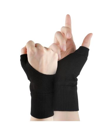 Sibba Elastic Thumb Bandage - Lightweight Compression Gloves for Men & Women | Breathable Fingerless Hand Protector - Buy Online on GoSupps.com