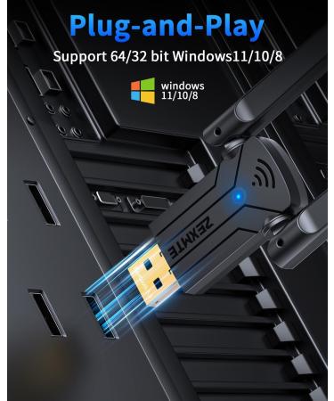 ZEXMTE Long Range USB Bluetooth Adapter for PC 5.4 - Buy Online on GoSupps.com