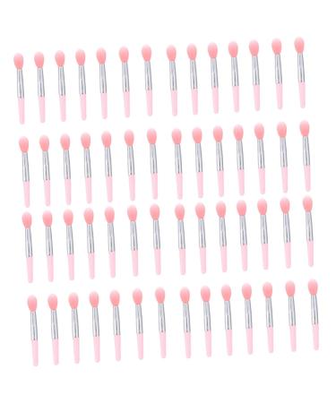 Ipetboom 4 Sets Lip Gloss Brush Make up for Face Silicone Makeup Applicator Lipstick for Women Lip Applicator Reusable Nose Silica Gel Mini Pink Miss Eye Shadow Brush