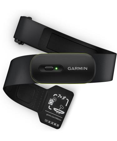 Garmin HRM 600 - Heart Rate Chest Strap for Measuring Precise Heart Rate and HFV Data Steps Speed and Distance | Up to 2 Months Battery Life | with Rechargeable Battery Size M-XL
