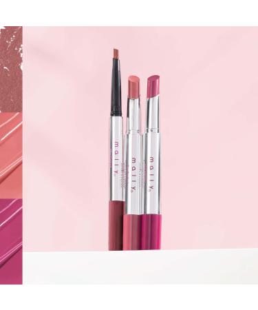 Mally Beauty Pro Perfect Precision Lip 3 Piece Kit With Two moisturizing Precision Lipsticks and the Precision Lip Liner Pinks