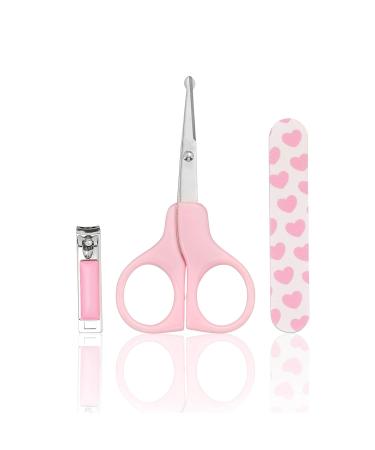 Buy Titania Baby Manicure Set - Complete Baby Nail Care Kit: Scissors Clipper & File in Pink | Essential Toddler Care Equipment - Buy Online on GoSupps.com