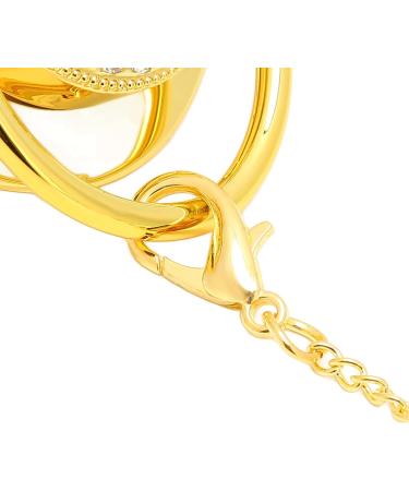 Golden Bling Personalized Baby Pacifier Set with Pacifier Clip - 26 Letters Silicone Infant Nipple for Newborns - Buy Online on GoSupps.com