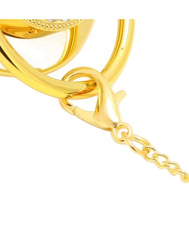 Golden Baby Pacifier - Curved Design 26 Letters Safe Materials Healthy Bling with Clips for 6-18 Months - Buy Online on GoSupps.com
