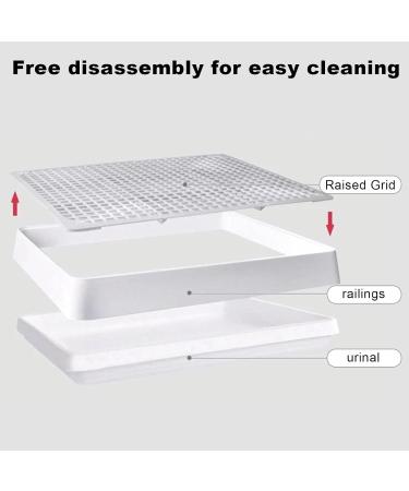 Buy Kyaoayo XL Rabbit & Cat Toilet - Oversize Pet Urine Pan for Rabbits Guinea Pigs Chinchillas & Ferrets - Ideal Puppy Toilet Tray - International Shipping Available - Buy Online on GoSupps.com