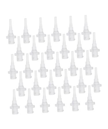 Ipetboom 90pcs Earwax Cleaner Nozzles Conical Bottle Tips for Efficient Ear Cleaning Soft and Flexible Design for Ear Compatible Irrigation Systems