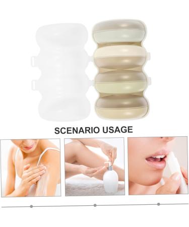 FRCOLOR Silicone Travel Containers Sets sealing lotion jar Airless Pump Jar lotion s lotion container size containers containers pp pressure white cream Press Type Lotion Container - Buy Online on GoSupps.com