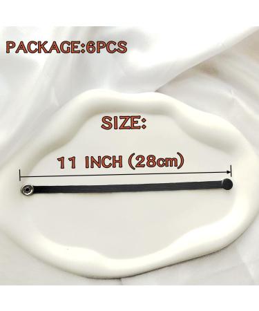 LIFEFUN 6PCS Long Snap Hair Ties for Thick and Curly Hair - Adjustable Hair Rope for Puff, Ponytail, and Braided Hairstyles - Buy Online on GoSupps.com