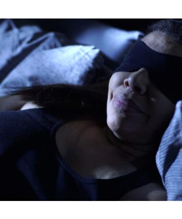 Marie Ernst Eye Mask | Soft & Comfortable Sleep Accessory for Men and Women | Grey Large Blindfold for Tranquil Sleep - Buy Online on GoSupps.com