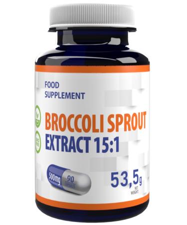Broccoli germ extract equivalent to 7500 mg (500 mg of 15:1 extract) 90 vegan capsules
