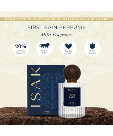 ISAK Perfume for Women & Men First Rain Summer 23 Luxury Earthen Scent Of Earth After The Rain 4 To 5 Hours Lasting Fragrance Perfum Gilli Mitti/Petrichor Valentines Day Gift 50ml (1.69 oz) - Buy Online on GoSupps.com