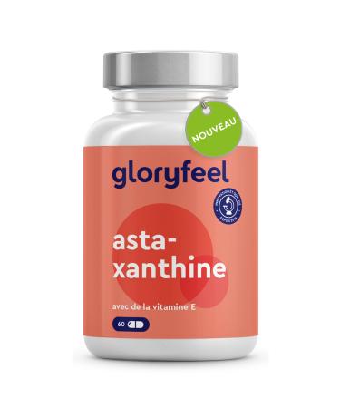 Astaxanthin 190 mg from Haematococcus Pluvialis Extract, Powerful Antioxidant, Premium Formula, 100% Natural, Enriched with V