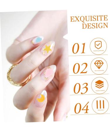 minkissy 2pcs 1 Nail Art Polymer Clay DIY Nail Art Decor Nail Sequins Clay DIY Patch Polymer Clay Patch Nail Decorations for Nail Beads Charms Candy Decor Star Cosmetic Fruit - Buy Online on GoSupps.com