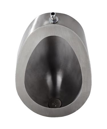 Wall-Mounted 304 Stainless Steel Urinal Ground Drainage/Wall Drainage Men's Urinals Vertical Drainage Public Toilets Used in Public Toilets Such as Prisons Schools Touri (C)
