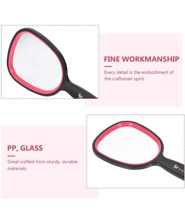 Portable Black Handheld Mirror with Handle - Mpowtech Travel Mirror for Kids & Makeup - Lightweight and Easy to Use - 6.1 L x 2.95 W - Buy Online on GoSupps.com