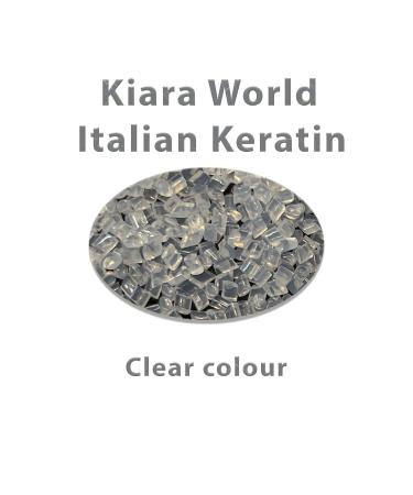 Kiara World Clear Italian Keratin Fusion Glue Beads Pellets Granules Transparent Tips for I/Tip Hair Extensions 100g - Buy Online on GoSupps.com