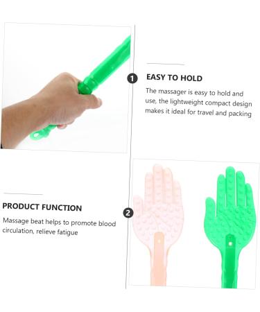 Buy Gleavi 6 STK Meridian Pasha Manual Massage Sticks - Portable Trigger Point Therapy & Neck Relief - Durable Latex Foam - Set of 3 (38x9cm) - Buy Online on GoSupps.com