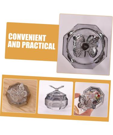 Beavorty Crystal Glass Nail Liquid Holder Dappen Dish Nail Liquid Manicure Nail Dish Manicure Cup Nail Dish Cups Dappen Dish for Acrylic Nails Nail Cups Saucer Cup Zinc Alloy With Cover - Buy Online on GoSupps.com