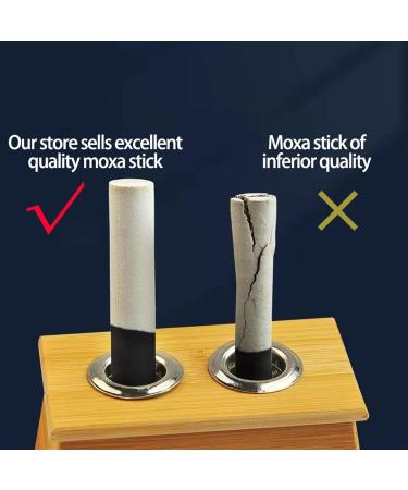 Buy Smokeless Moxibustion Sticks - 5 Boxes of Moxa Solid Rolls for Meridian Therapy | International Shipping - Buy Online on GoSupps.com
